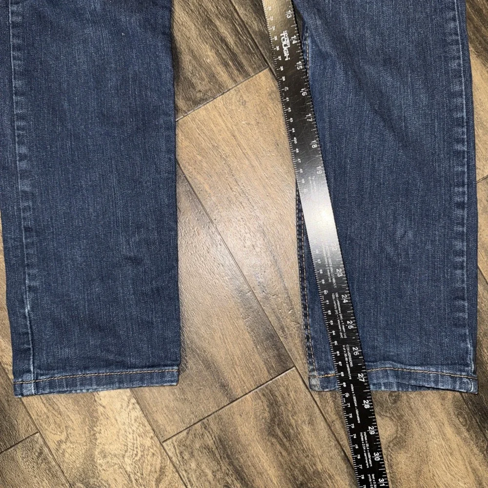Levi's 502 Jeans Dark Wash Denim Straight Leg Slim Fit Men's Size 30x30 Faded